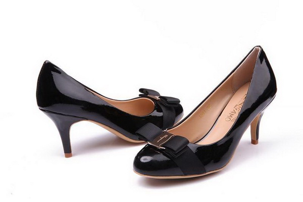 Ferragamo Shallow mouth kitten heel Shoes Women--007